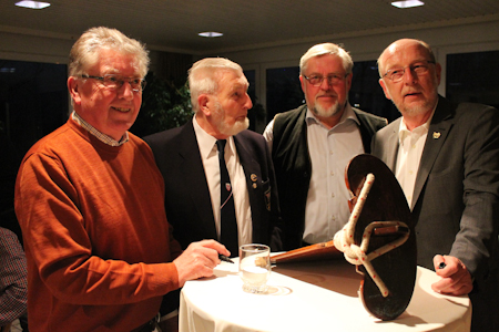 Jürgen Mackensen, Bodo Witte, Hartmut Westerhold, Eckhard Raake (v.l.n.r.)