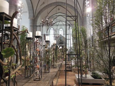 2015 BUGA 4.Tag 5 Blumenausstellung in der St.Laurentiuskirche