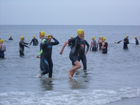 Axel und Harald im Wasser