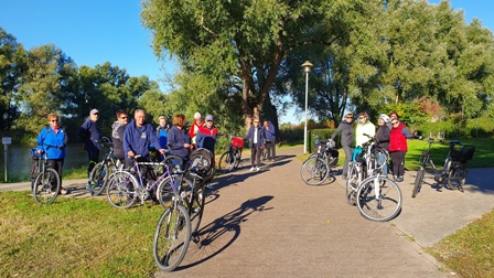 2019 Vereinswochenende 6 Start Radfahrende