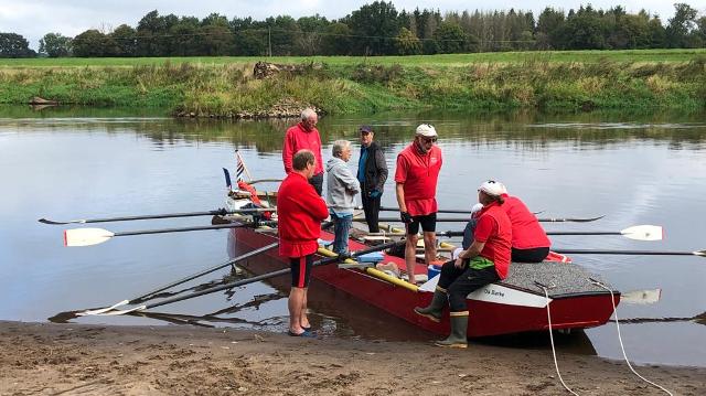 2021 Barkenfahrt 5 Pause in Hülsen